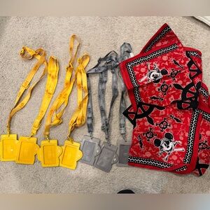 Disney Cruise Line Landyards and Bandanas